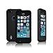 3C-Aone Waterproof Phone Case Cover for Apple iPhone 5C Shock-Absorbing Pumber Dirtproof (Black)
