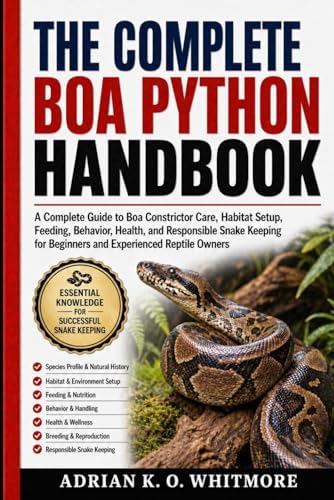 Boa Constrictors As Pets. Boa Constrictor Comprehensive Owners