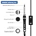 Tabiger Soldering Iron Kit Electronics with Adjustable Temperature and ON/OFF Switch, 60W/110V Soldering Tool with 5PCS Soldering tips, solder wire, Soldering Iron Stand with sponge for Repair Usage