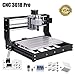 CNC 3018 Pro GRBL Control DIY Mini CNC Machine, 3 Axis PCB Milling Machine, Wood Router Engraver with Offline Controller, with ER11 5mm Extension Rod and 20PCS 3.175MM CNC Router Bits