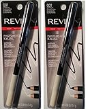 (Pack of 2) Revlon Photo Ready Kajal Intense Eye Liner & Brightener, Carbon Cleopatra, 0.08 oz