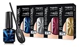 Sensationail Color Gel Polish 4-Piece Collection Magnetic Set