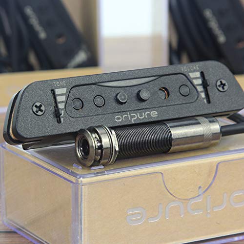 OriPure Magnetic Acoustic Guitar Soundhole Pickup Single Coil Passive Pickup with Tone & Volume Control for Acoustic Guitar
