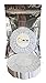 Omin White Round Paper Doilies Lace Design Size 4.5 Inch with Aluminium Foil Zip Lock Bag Pack of 250