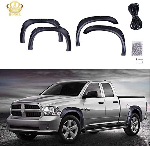 Honor JD Fender Flares for 02-08 DodgeRam 1500 03-09 2500/3500 multiple screw hole Rivet Style Fender Flare