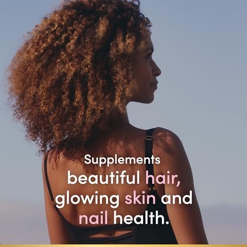 NATURE'S BOUNTY Biotin, Ultra Strength, 10,000 mcg, Promotes Hair Growth, Thicker Healthier Nails, Stronger Thicker Hair & Healthier Skin, Helps Metabolize Nutrients, Softgels, 55.4 g