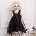 Jili Online Trendy Princes Lace Dress Skirt Outfit for 1/3 1/4 BJD SD LUTS Dollfie Black