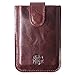 RFID Leather Minimalist Slim Wallets - Credit Card Holder Front Pocket Wallet for Men Women Brown