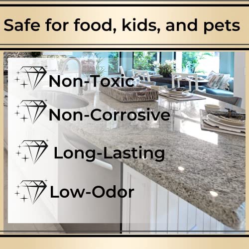 Black Diamond Stoneworks Granite Sealer Seals and Protects, Granite