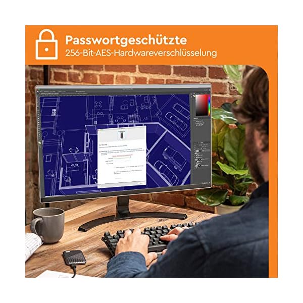 WD My Passport SSD 2 TB mobiler SSD Speicher (NVMe-Technologie, USB-C und USB 3.2 Gen-2 kompatibel, Lesen 1050 MB/s… – Bild 7