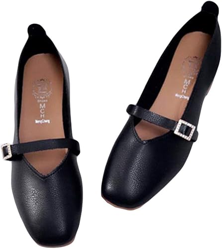 Amazon Mengfan レディース 夏 パンプス 可愛い パンプス レディース Pu レザー シューズ 歩きやすい パンプス パンプス