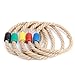 Goutoports 10 Multicolor Quoits Ropes for Kids Ring Toss Game