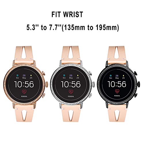 TRUMiRR Watch Band for Fossil Women's Gen 6 42mm / 5E 42mm, 18mm