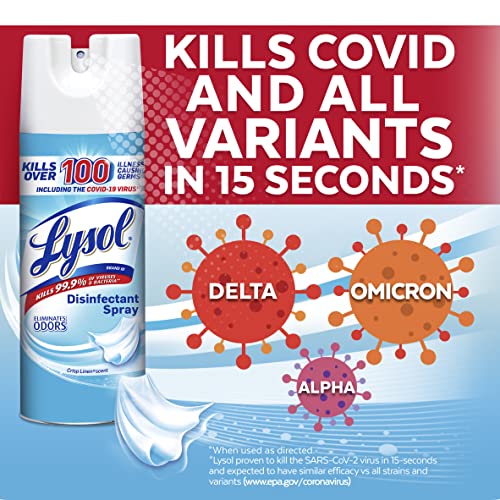 Lysol Disinfectant Spray, Sanitizing and Antibacterial Spray, For