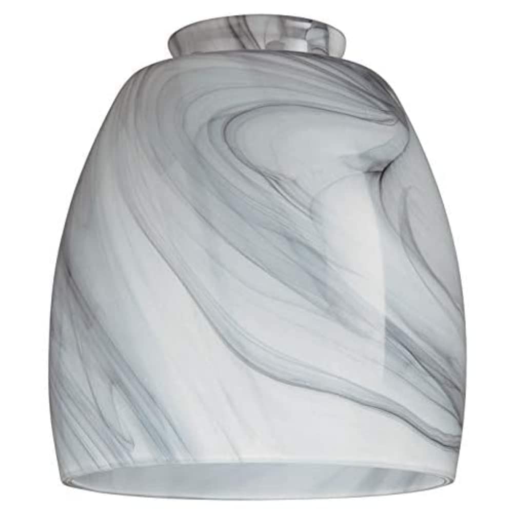 81409 Charcoal Swirl Glass Shade