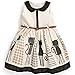 Hotone Lovely Princess Baby Kids Girls Cat Belt Party One-piees Gown Dresses 2-7y (3-4 Years)