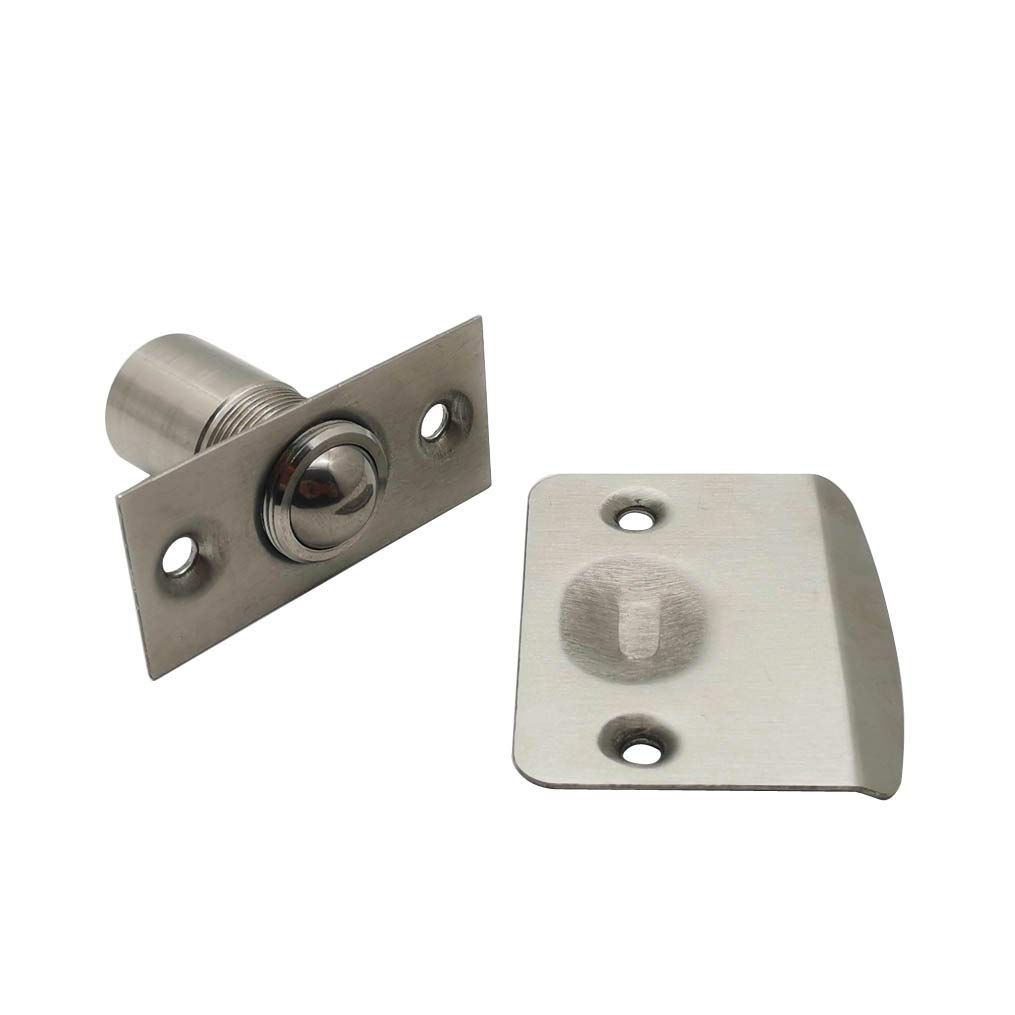 Stainless Steel 304 Cylindrical Adjustable Door Catches for Cabinet Kitchen Furniture Passage Door