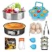 KITOOLBASE Pressure Cooker Accessories compatible with Instant Pot 8 Quart 6 Qt 6QT/8QT, including Steamer Basket Springform Pan Egg Trivet primary
