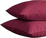 Moonlight20015 Burgundy King Duvet Cover Set with 2 Pillowcases view 7