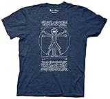 Ripple Junction Rick and Morty Vitruvian Rick T-Shirt