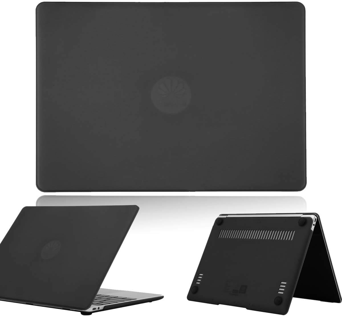 FINDING CASE for HUAWEI MateBook 13-Inch Laptop late-2018,Shockproof Plastic Laptop Case Full Protective Hard Shell for Huawei MateBook 13" (Black)
