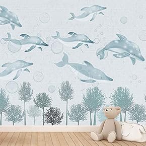 signwin Wall Mural Cute Animals Removable Self-Adhesive Wallpaper...