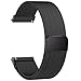 Fullmosa Compatible Gear S3 Bands, 22mm Watch Band Quick Release Compatible Samsung Galaxy 46mm/Gear S3 Frontier/Classic,Huawei Watch 2 Classic/GT Watch Band, Black