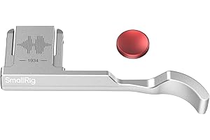 SmallRig Thumb Grip with Hot Shoe Cover for FUJIFILM X-M5 (Silver) - 4877