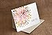 Palmer Street Press Thank You Cards - Watercolor Flower Burst Design (8 Cards + 8 Envelopes) - Blank Inside - Proudly Made in USA