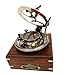 US Handicrafts Antique Maritime Decor: Personalized Pocket Sundial Compass - Nautical Decor for Home, for Him, Copper Sailboat Accessories, Engraved Compass Gift
