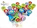Tiny Mills 24 Pcs Cat Stampers for Kids