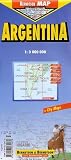 Image de B&B Argentina Laminated Road & Travel Map