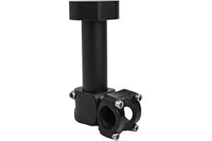 RichVibe Starlink Mini Mount for RV, Ladder, Roof Rack, and Pole - Adjustable Angle Aluminum Alloy Mounting Bracket for Outdo