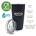 Burrrsky Stainless Steel Vacuum Insulated Tumbler 20oz| Travel Tumbler |Keeps Drinks Hot or Cold for Hours! Black or White Tumbler with Spill/ Splash Proof Lid Keeps your Starbucks Coffee Hot or Cold!