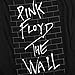 Popfunk Pink Floyd The Wall Album Rock Band T-Shirt & Stickers, (Large), Black