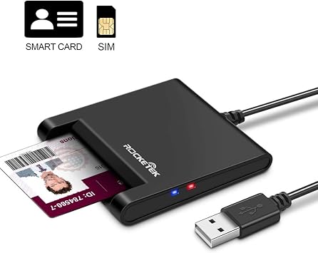 Amazon Com Usb Smart Card Reader Rocketek Usb Common Access Cac