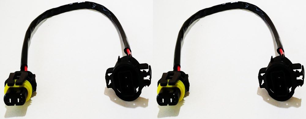 HID power adapter for bulb size 5202 H16 Designed for Plug N Play Fit for 2014 Tundra fog light & 07-13 Silverado fog light (pack of 2)