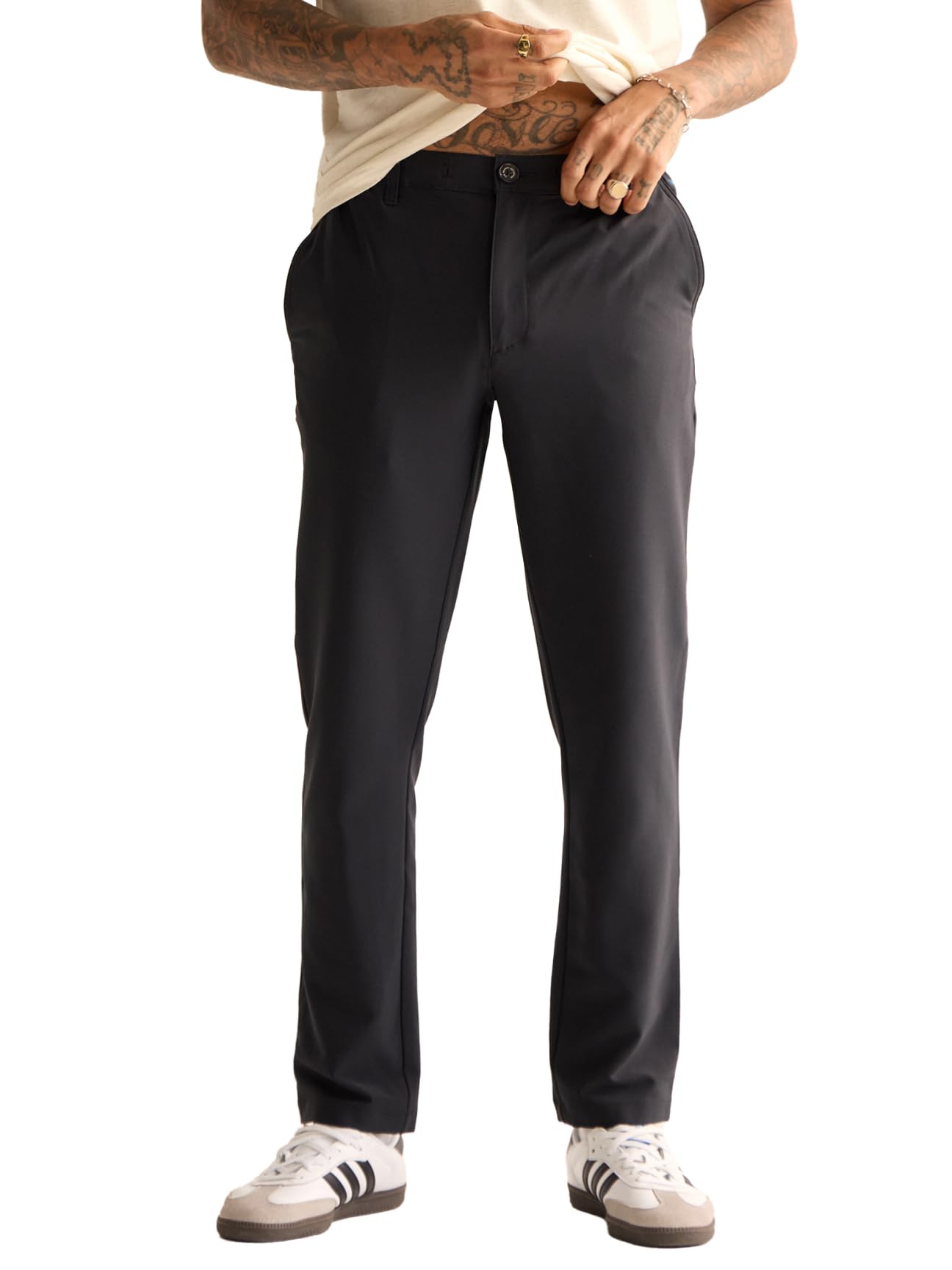 Chubbies Everywear Pants – Men’s Chino Pants with 4-Way Stretch, Tapered Leg Fit, Wrinkle-Resistant Stretch Pants, 30” Inseam (Midnight Adventures, Small)