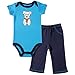 Hudson Baby Boys Bodysuit & Pant - Boy Dog, 3-6 Months