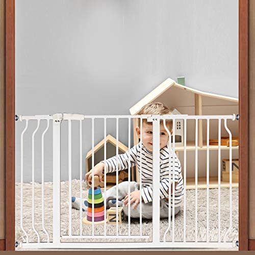 BalanceFrom Easy WalkThru Safety Gate for Doorways and Stairways with