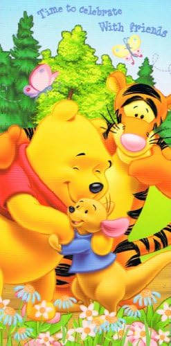 Disney Winnie the Pooh Beach Towel with Tigger &amp; Piglet ~ Can Be Used for Bath