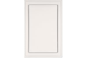 Builders Edge 130120001117 Jumbo Mounting Block 117, Bright White