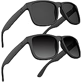 MAXJULI Polarized Sunglasses for Men and Women,UV Protection Rectangular Sun Glasses 8806