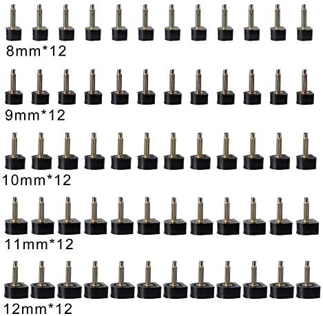 30 Pairs Women's High Heel Shoes replacement Tips Pin (8/9/10/11 /12 mm)