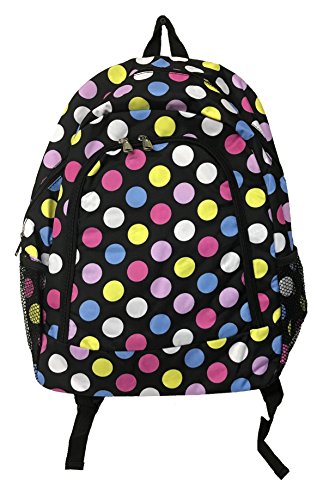 16-Inch Multipurpose Backpack | Children School Backpack Bag (Multicolor Polka Dots) 16-Inch Multipurpose Backpack | Children School Backpack Bag (Multicolor Polka Dots)