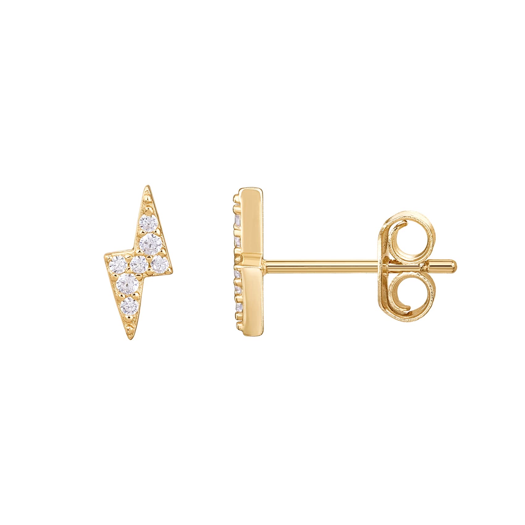 PAVOI 14K Gold Plated Star Stud Earrings - Yellow โ image 1