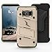 ZIZO Bolt Series for Samsung Galaxy S8 Case Military Grade Drop Tested with Tempered Glass Screen Protector, Holster Desert TAN CAMO Green
