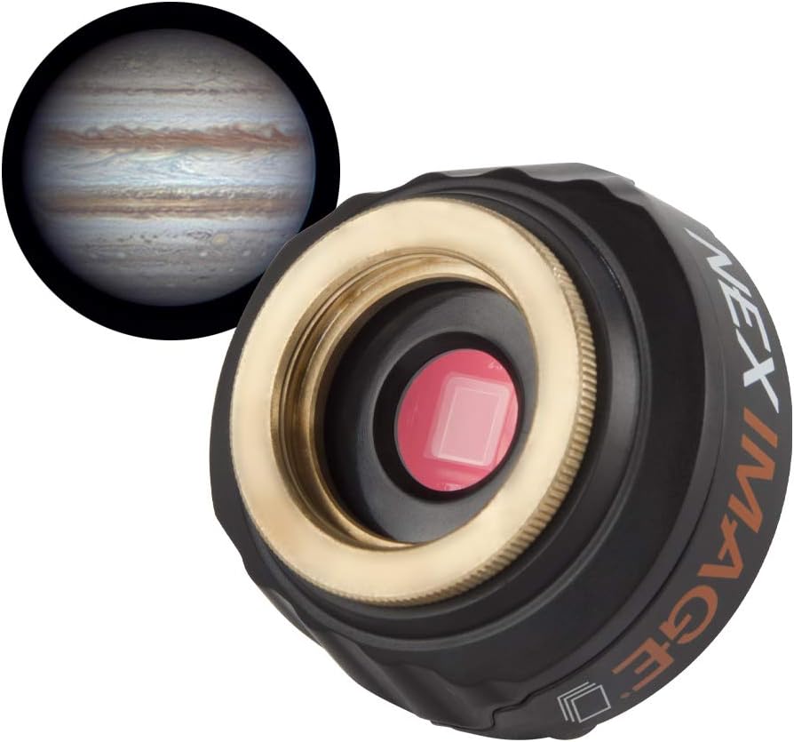 Celestron 93708 NexImage 10MP Solar System Colour Imager, Black, NexImage 5