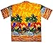 Funky Hawaiian Shirt, Parrot, Yellow, XXL