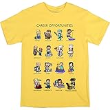 JINX Minecraft Big Boys' Career Opportunities T-Shirt (Yellow, Medium)